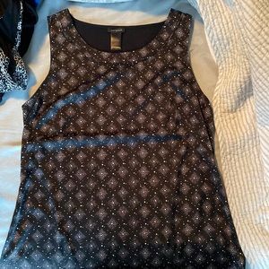 Black and white tank